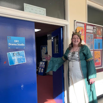 Staff members dressed up for World Book Day